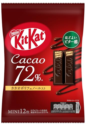 ネスレ キットカット ミニ カカオ72% 12枚×12袋,チョコレート