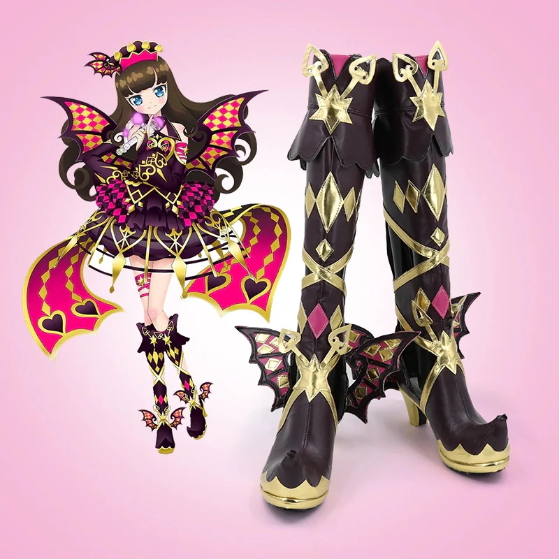 プリパラ黒须あろまコスプレ靴ブーツ
