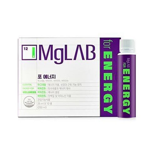 [ 30入 ] mglab for Energy フォーエネルギー グルコン酸マグネシウム 25ml（30日分）