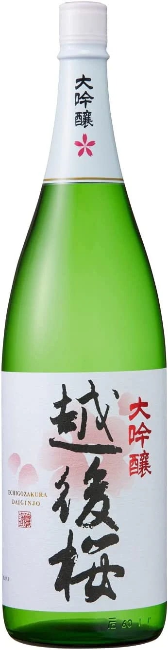 越後桜酒造 大吟醸 越後桜 1800ml 1.8L×6本