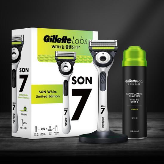 ジレット ラブス ディープ クレンジング バー ソン ヒョンミン エディション（ハンドル＋1個入りナイフ＋シェービングジェル）