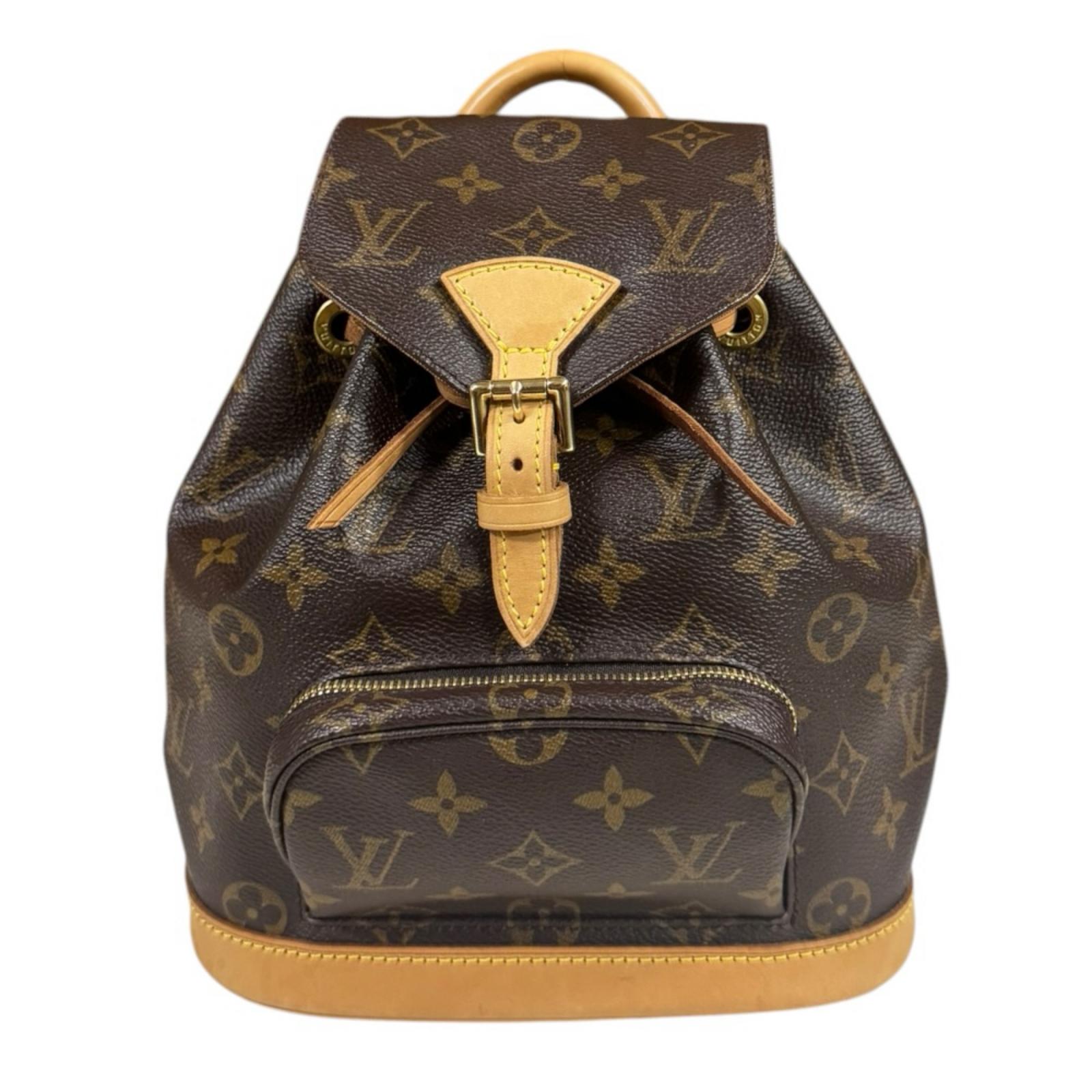 ルイヴィトン ミニモンスリ モノグラム リュック・デイパック モノグラムキャンバス M51137 LOUIS VUITTON 中古
