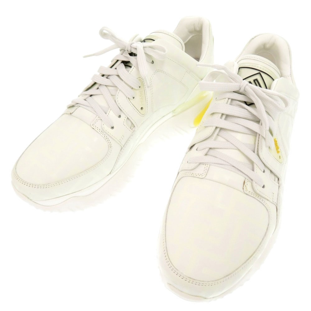 新品同様 スニーカー レザー ホワイト 1416【中古】 メンズ