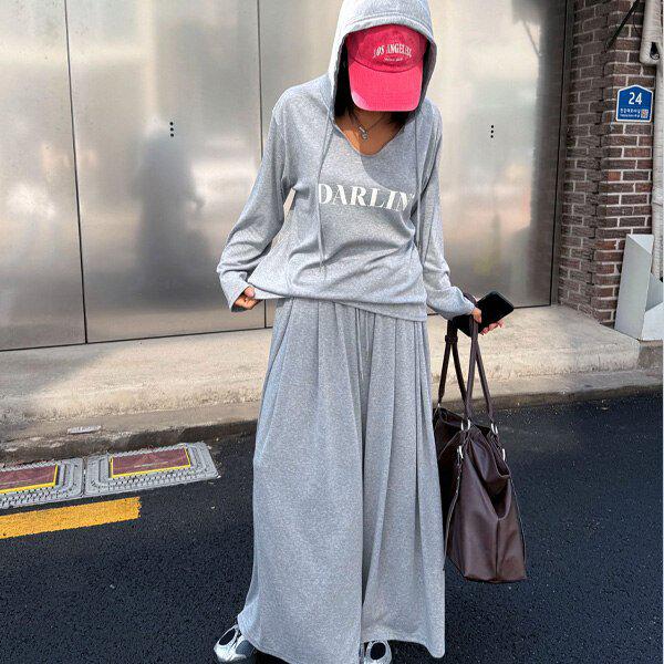 （SET）カサフードセット 春 女性 トレーニングウェアセット