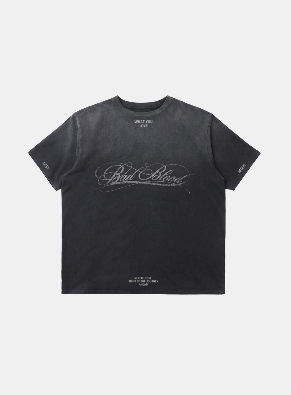 【BADBLOOD】 DARK CLASSIC DUSTY T-SHIRT : BLACK
