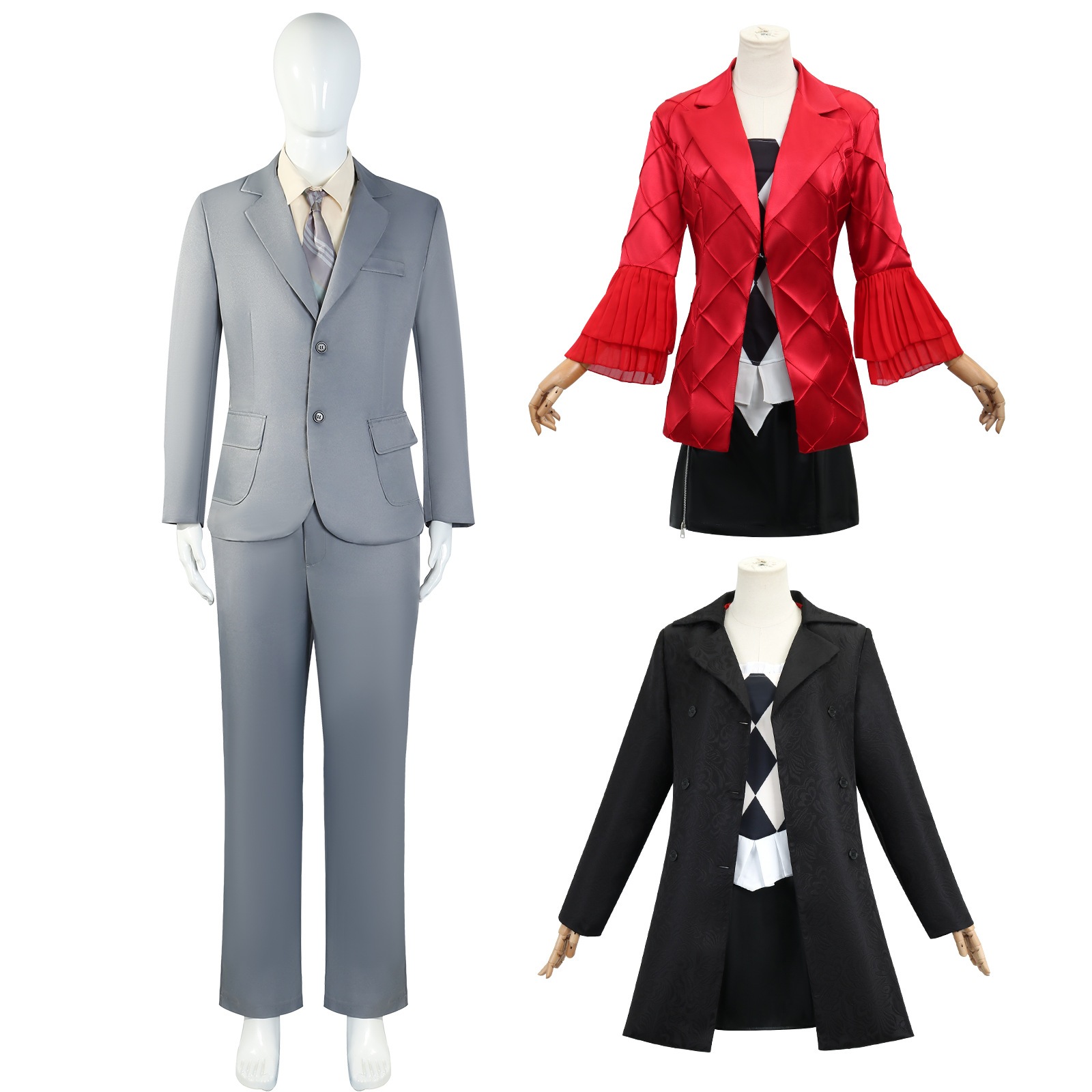 【2025新作】コスプレ 仮装ハロウィーンc服全員道化師2cos服道化師ハリークインコスプレ衣装舞台演技服 イベント用品