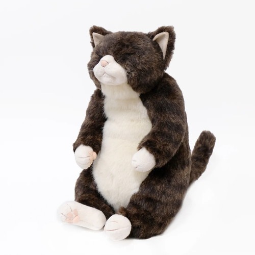 Cuddly カドリー 眠り金之助 キジトラ(約45cm 約650g) ソメゴローとゆかいな仲間たち 猫ぬいぐるみ【日本製】