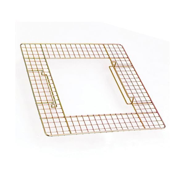 （まとめ） テラモト 吸殻入れII用ワイヤーテーブル SS-258-500-0 1台 [x8セット]