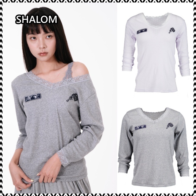 SHALOM GOTTI LACE TOP