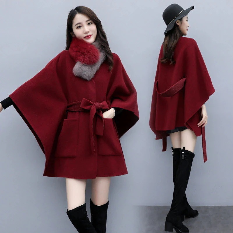 小柄な冬の服レディースマント冬コートレディース秋冬新作アウターファー韓国系コート30%までに制限