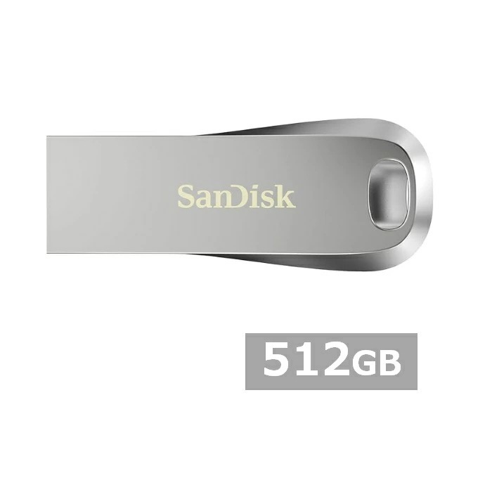 サンディスク USBメモリ SDCZ74-512G-G46 Ultra Luxe USB 3.2 Gen 1 Flash Drive 512GB Sandisk USB3.2 USBメモリー 5,593円