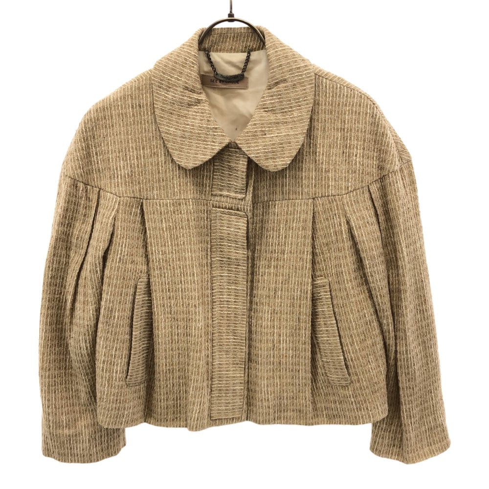 リネンブレンド ジャケット ベージュ系 レディース