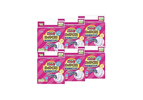 【パッド スーパーBIG】グーン 安心吸収 (1535kg)156枚(26枚6) [ケース販売]