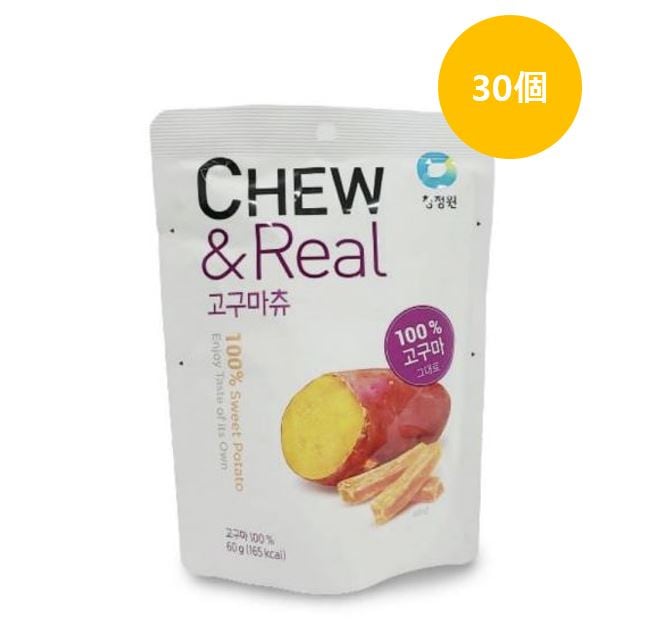 清浄園 チュー アンド リアルさつまいもチュー 60g 30個 韓国料理 韓国料理 さつまいも