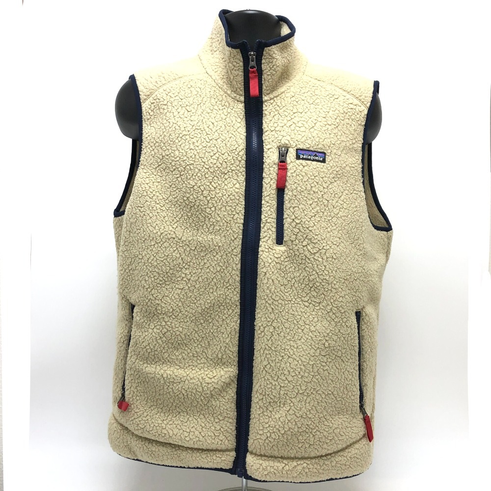 patagonia パタゴニア ベスト クラシックレトロエックス ボア フリース ポリエステル ホワイト