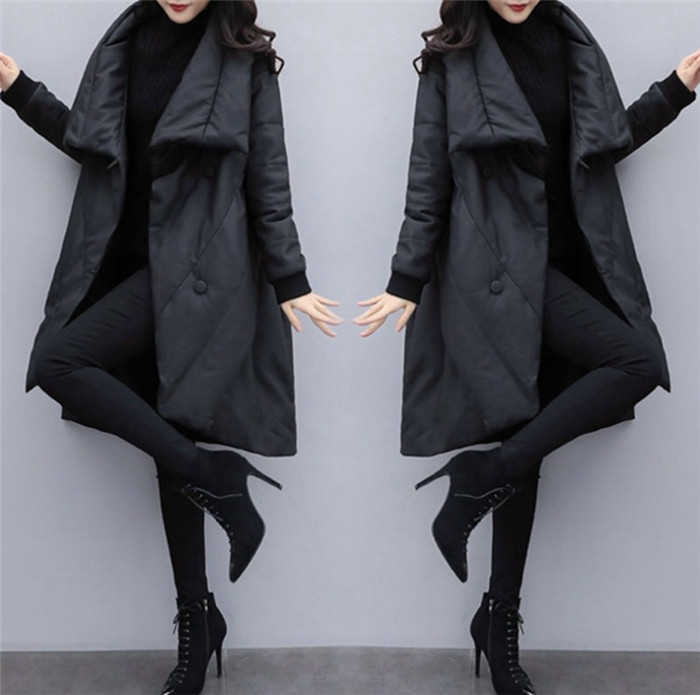 ロングジャケット レディース ロング中綿コート 体型カバー 冬 30代 大きいサイズ 防寒 通勤 50代 20代 ut 暖かい アウター コート ロング丈 ブラックコート 黒 厚手 上着 40代 中