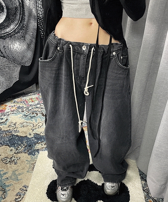 [ブラック入庫] Sttoper denim pants (3color)