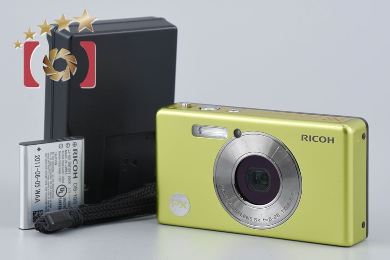RICOH PX ライムグリーン 防水デジタルカメラ
