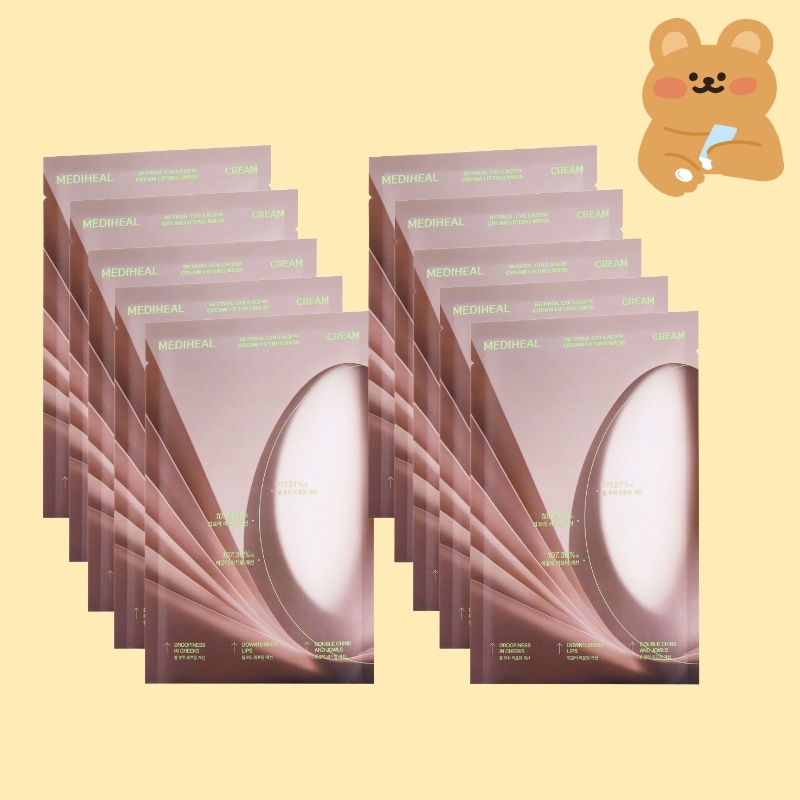 レチノールコラーゲンクリーム輪郭マスク10枚入 4,932円