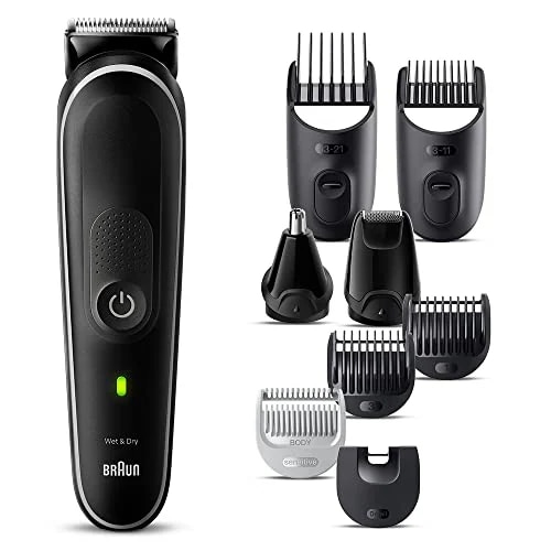 ブラウン(Braun) マルチグルーマー シリーズ5 MGK5420 男性用 1台9役のマルチグルーマー ヒゲのお手入れ 髪のお手入れ 耳鼻のお手入れに ボーチ 防水設計 充電式 一度の充電で100分 7,539円