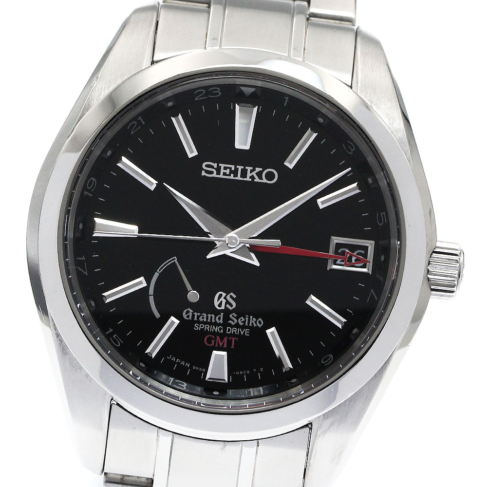 セイコー SEIKO SBGE013/9R66-0AE0 グランドセイコー ヘリテージコレクション GMT スプリングドライブ メンズ _876553【中古】 185,800円