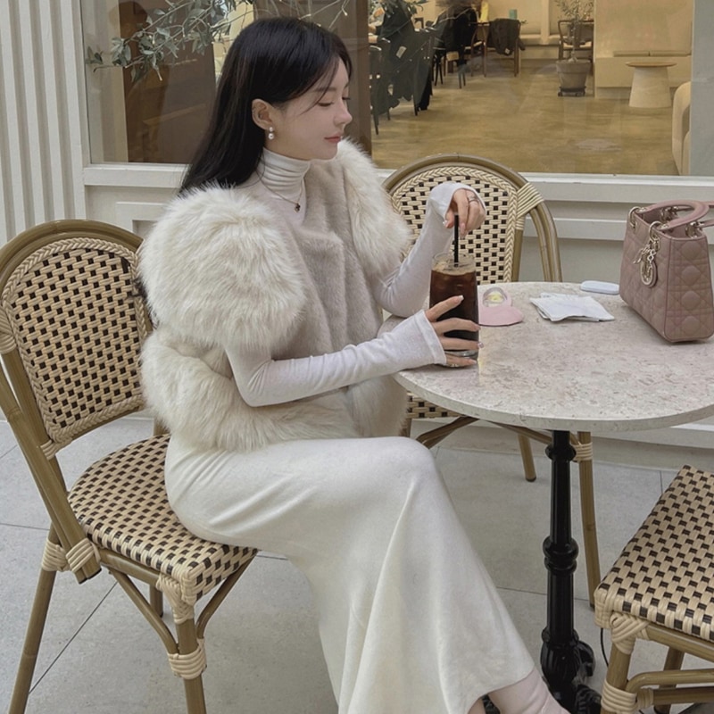 半袖 ファーコート エコファー ファーコート. ジャケット コート アウター 上品 エレガント 綺麗 レディース 毛皮 ふわふわ ２カラー C197