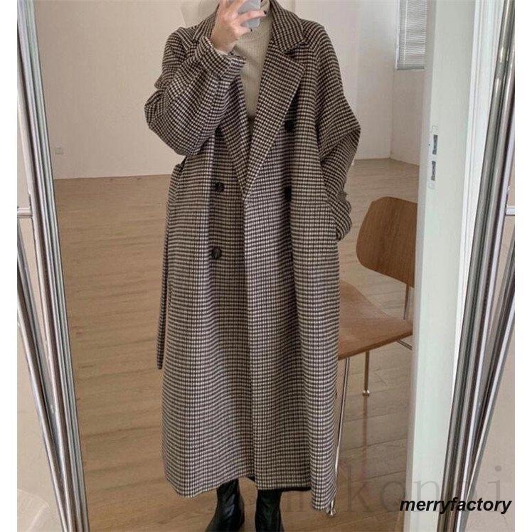 ロングコート レディース チェスターコート チェック柄 ラシャ ウールコート 洋服 アウター オーバーコート 冬 トレンドコーデ