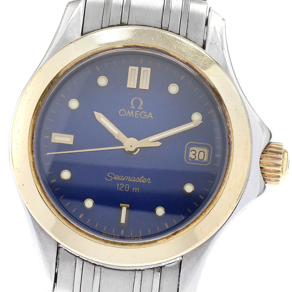 オメガ OMEGA 2371.81 シーマスター120 デイト クォーツ レディース _920330【中古】