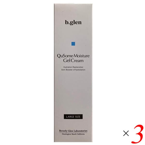 ビーグレン QuSomeモイスチャーゲルクリーム(Lサイズ) 44g 3個セット