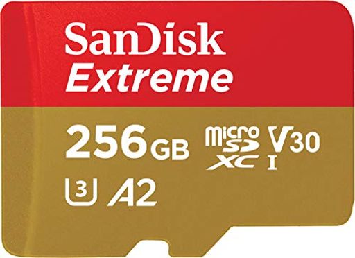 Micro SD Card, 256 GB, SanDisk, UHS-3, Class 10, Nintendo Switch Recommended, SDSQXAV-256G-GN6MN SD