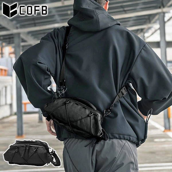 ショルダーバッグ メンズ 斜めがけバッグ おしゃれ 小さめ ナイロン かっこいい ブランド 多機能オーガナイザーバッグ 2.5L 4L 防水 ANNEX KIT COFB-KIT