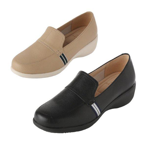 軽量クッションUPコンフォート女性ローファー2XWC06XR-GN