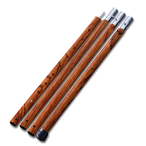 FIELDOOR アルミテントポール 直径32mm (4本連結 / 高さ調整 / 8段階 / アルマ