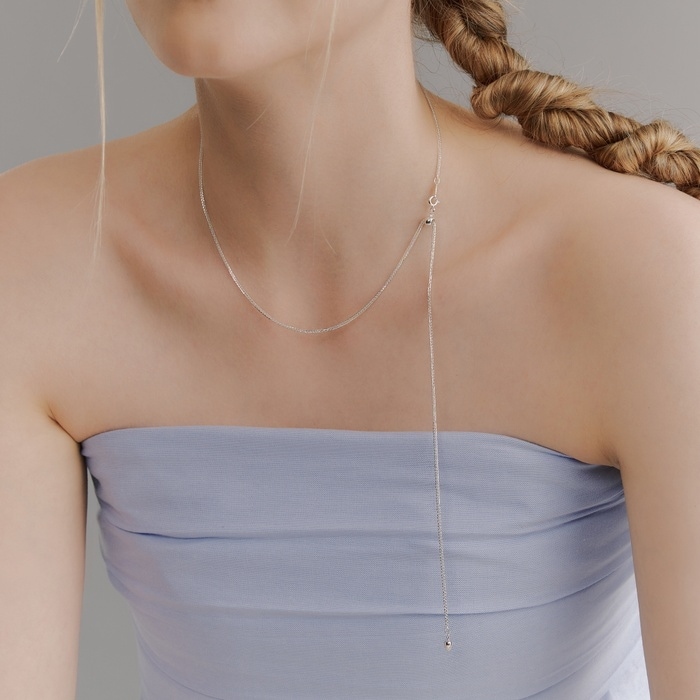 チャジュヨン着用silicon ball long necklace/韓国の人気ブランド 韓国正規品 韓国の人気商品 韓国ファッション 韓国ジュエリー デイリーアクセサリー SNSで人気 韓国ファッシ