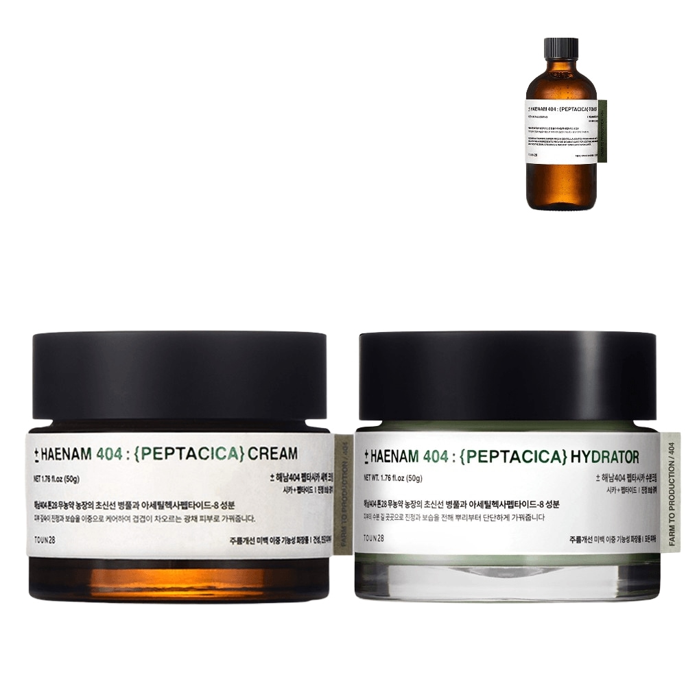 トン28 海南 404 ペプタシカクリーム 50g 1個+ハイドレーター水分クリーム 50g 1個