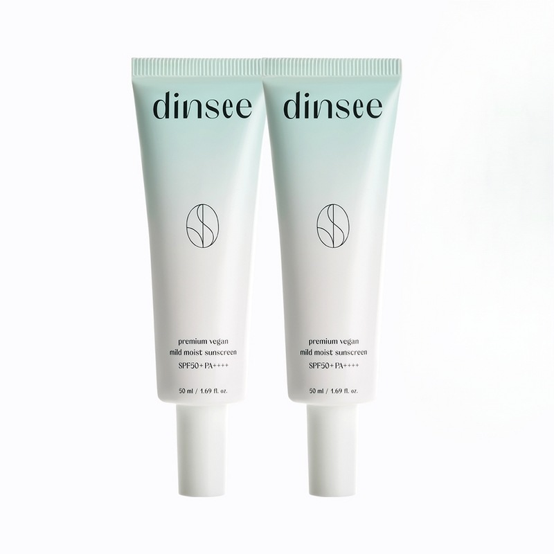 [ディンシー]プレミアムビーガンマイルドサンクリームSPF50+PA++++ 50ml 2個