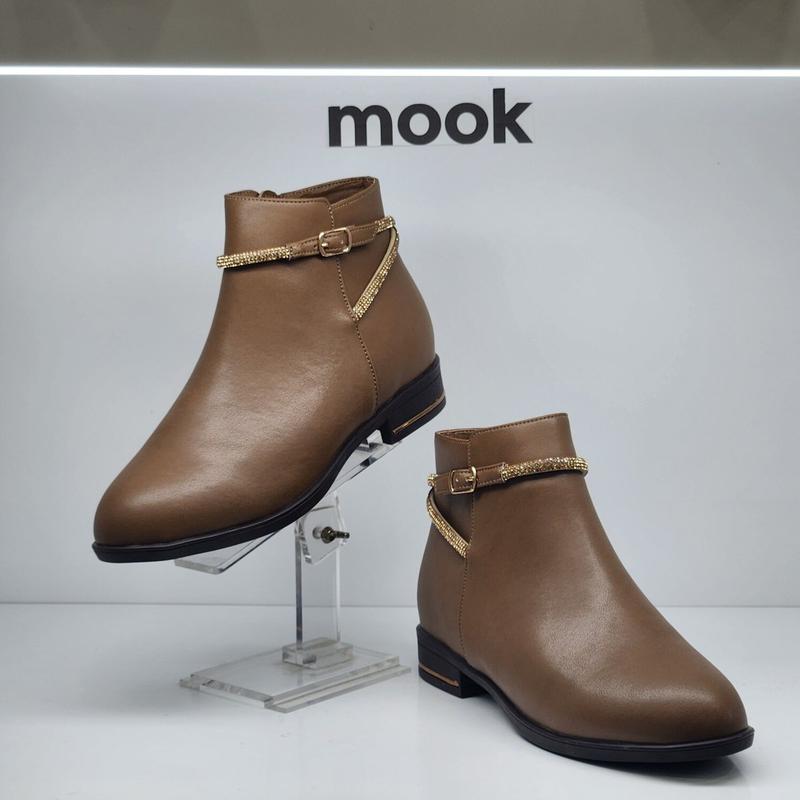 ジュエリーストーンストラップモールド型アンクルブーツ 322610 AF HGPT1SD