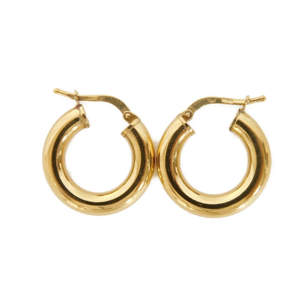 【中古】BOTTEGAVENETA ピアス フープ スターリングシルバー エッセンシャル アルジェント オロ ジャッロ 573452 VAHU0 8120