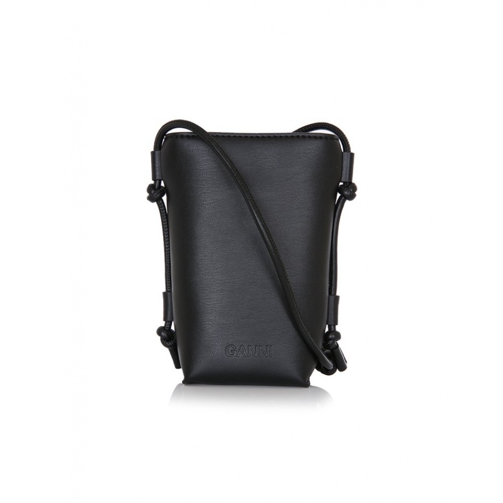 24FW A5956 099 ガニボウクロスボディブラックミニバッグ