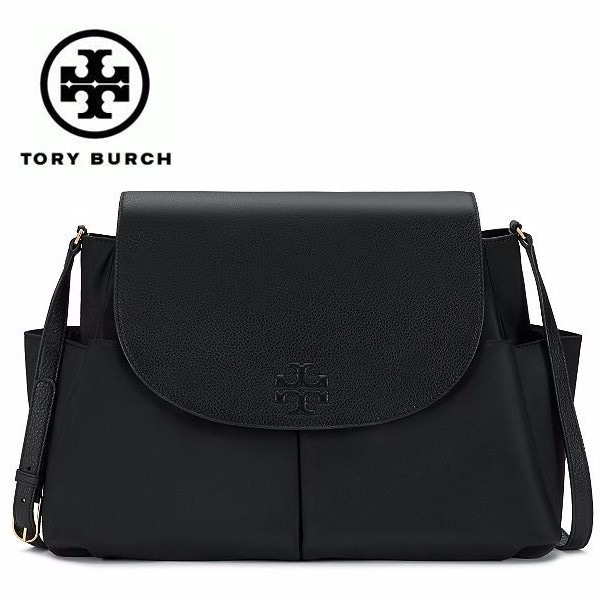トリーバーチ バッグ マザーズバッグ テア メッセンジャー レザー ナイロン ベイビー バッグ THEA NYLON MESSENGER BABY BAG