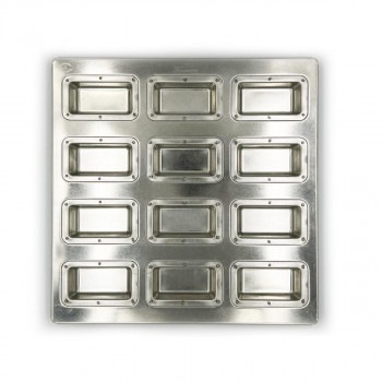 松永製作所　シルバースリムフィナンシェ天板12P MS162