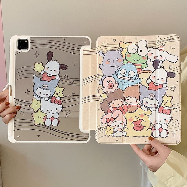 韓国かわいい【byemypie】 ID photo : Kitty iPad プロテクター Byemypie◇ID photo Kitty◇iPad Case (byemypie/iPad