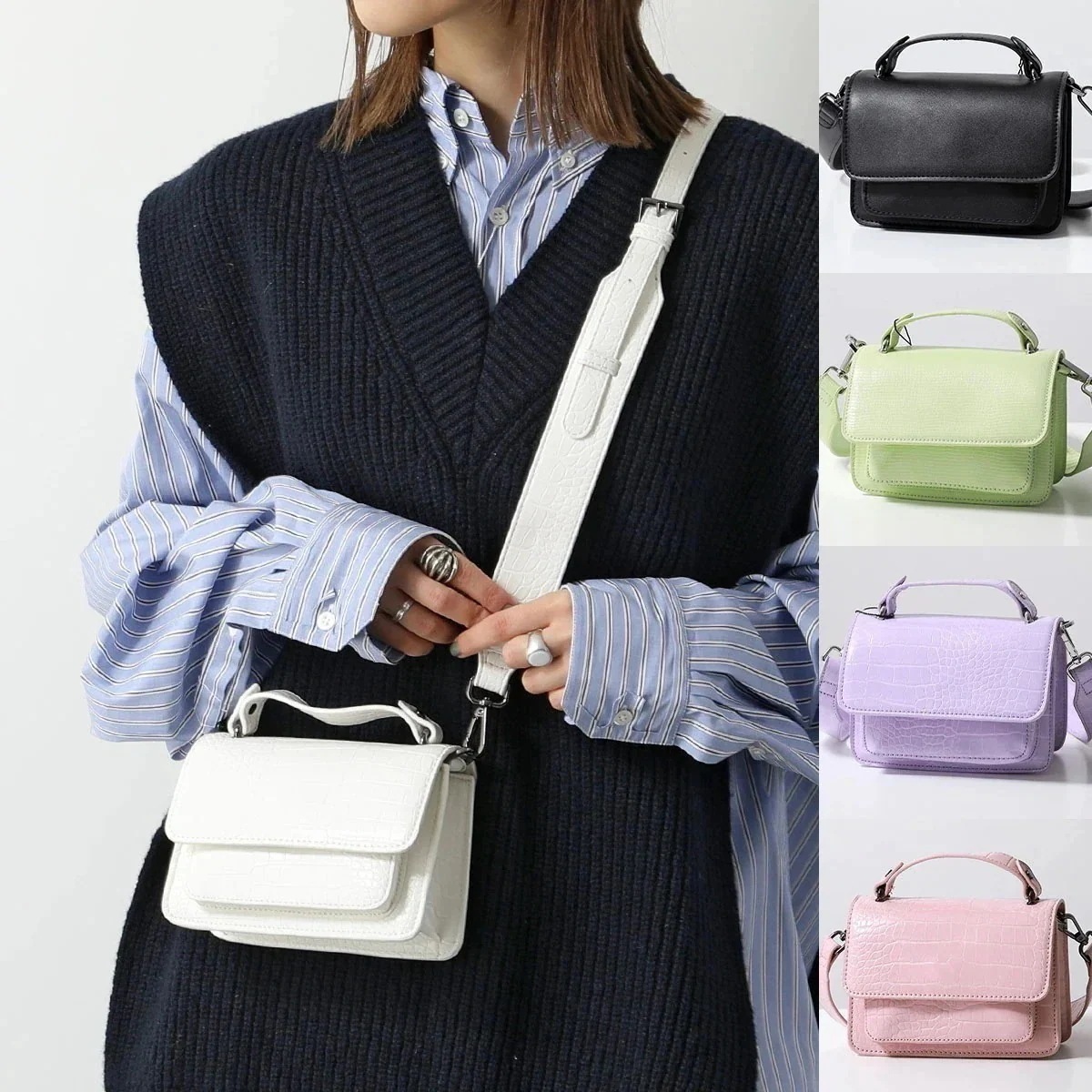 HVISK ヴィスク ショルダーバッグ RENEI レディース ハンドバッグ クロスボディバッグ ミニバッグ 鞄 カラー6色 8,297円