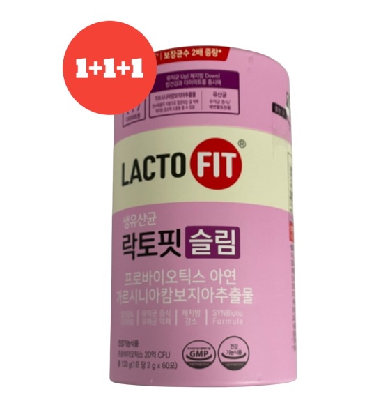 【1+1+1】ラクトピッ 生乳酸菌スリム 60包x3箱 / チョングンダン健康/プロバイオティクス/腸内/乳酸菌/家族/全員/健康/乳酸菌