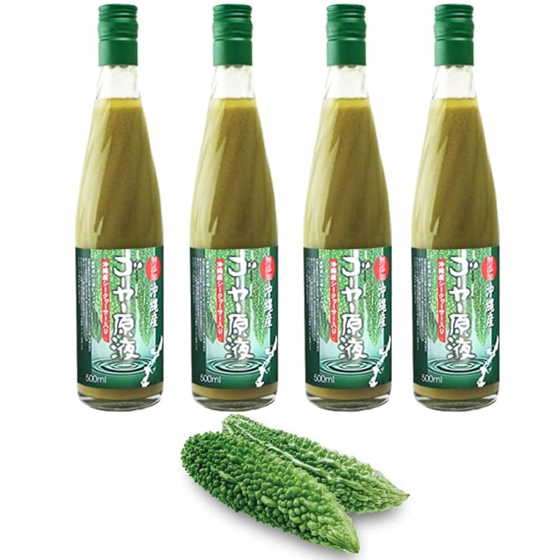 ゴーヤー原液 沖縄産シークヮーサー入り 500ml 6本