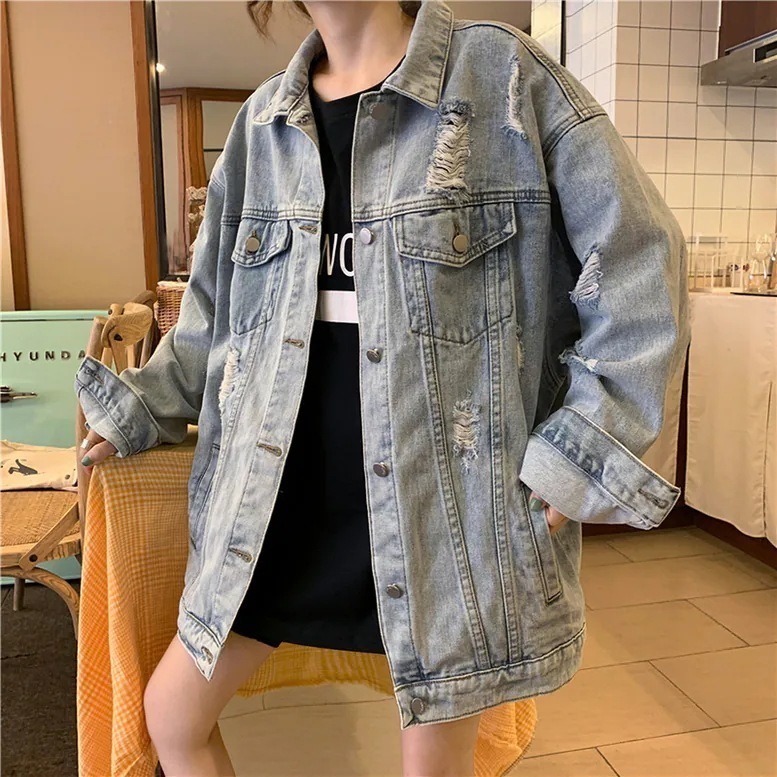 レディース ジャケット アウター BIGデニムジャケット デニムブルゾン デニムジャケット