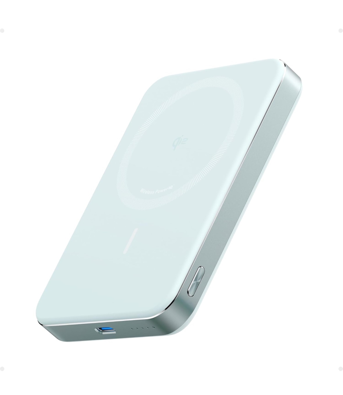 MagGo Power Bank 10000mAh Qi2認証 Slim　ミントブルー　新品