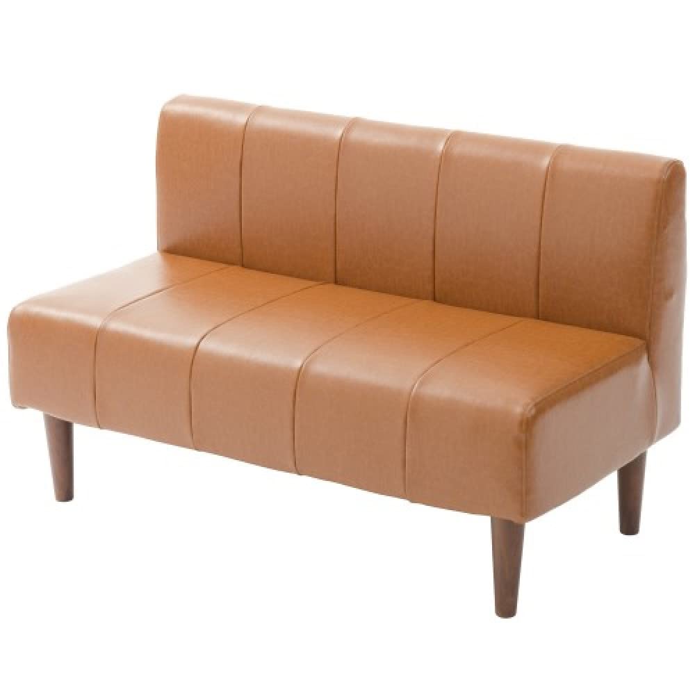 セルタン(Cellutane) ダイニングソファー 2人掛け ヴィンテージキャメル 組合せ自在 ポケットコイル仕様 高反発 日本製 A1056p-W-677CML