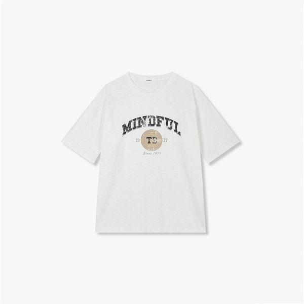ヴィンテージプリント半袖Tシャツ 91M6222352 2種択1