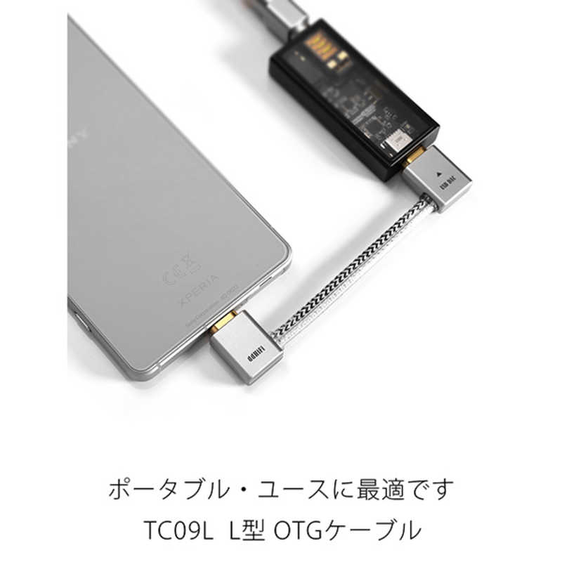 DDHIFI　ポータブルオーディオアクセサリー USB-C to USB-C OTGケーブル　TC09L